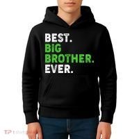 Best Big Brother Ever Older Sibling Kids Hoodie thumb 4