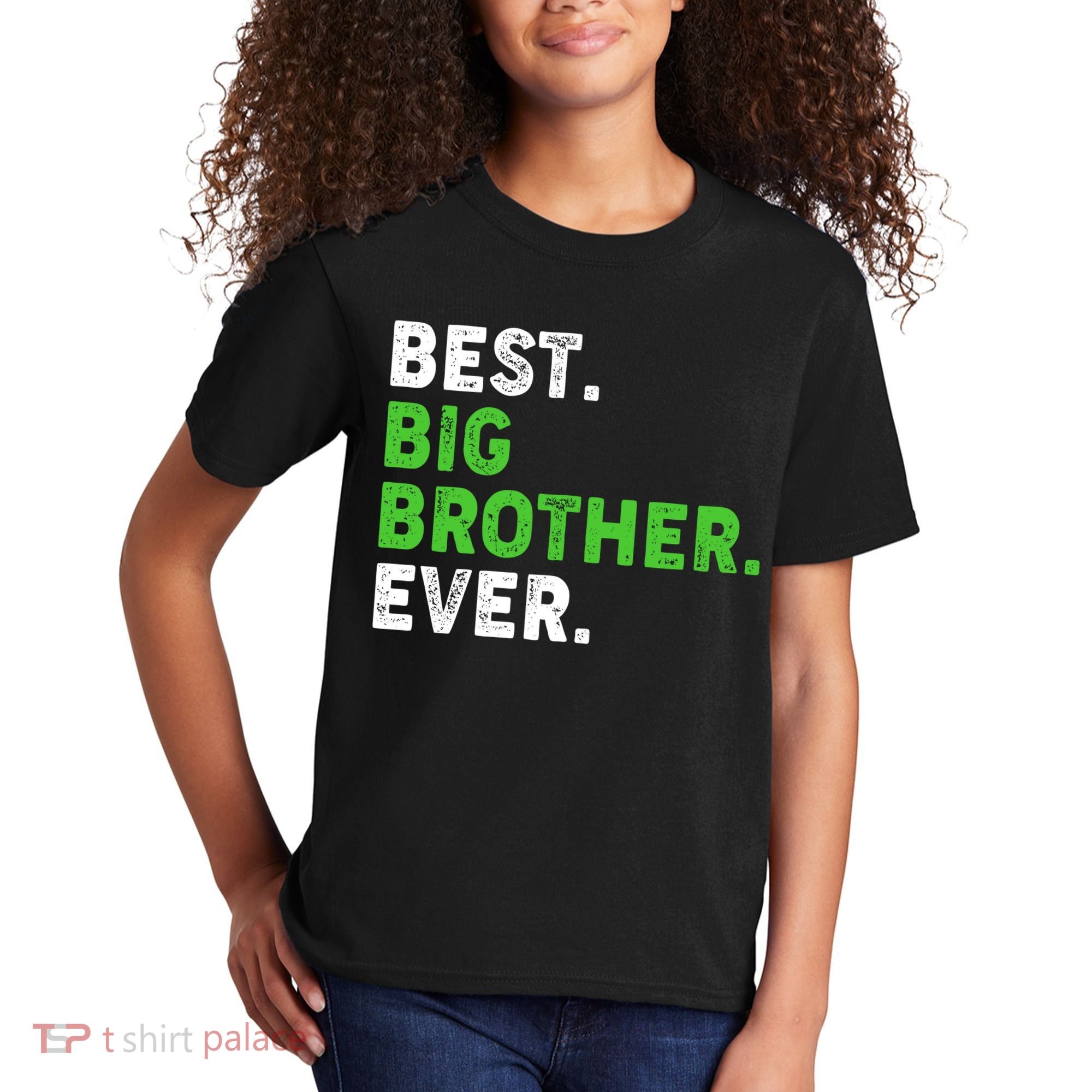Best Big Brother Ever Older Sibling Kids T-Shirt
