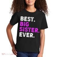 Best Big Sister Ever Older Sibling Kids T-Shirt thumb 2