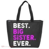 Best Big Sister Ever Older Sibling Tote Bag thumb 0