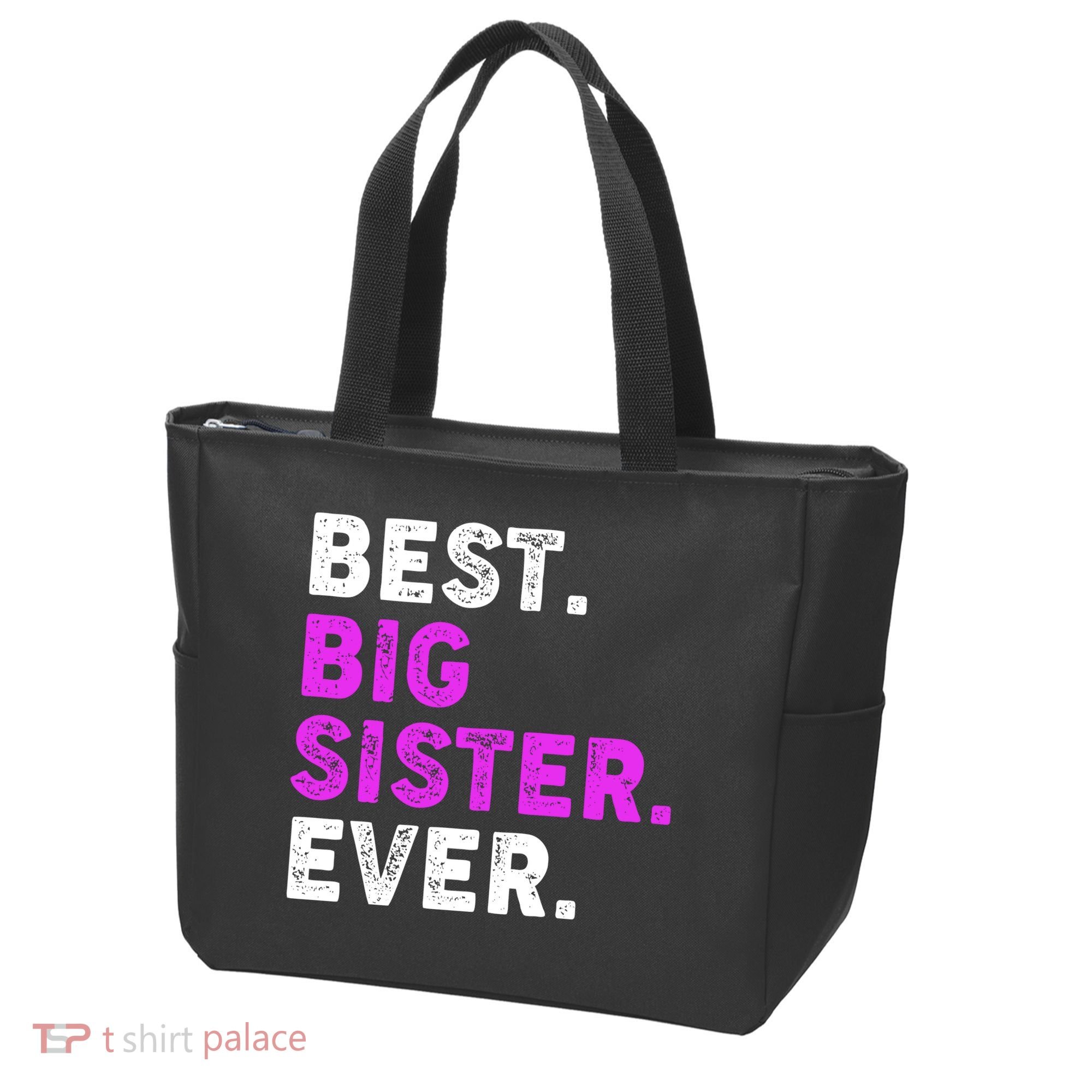 Best Big Sister Ever Older Sibling Tote Bag