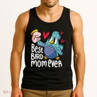 Best Bird Mom Ever Tank Top thumb 3