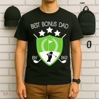 Best Bonus Dad By Par T-Shirt thumb 6