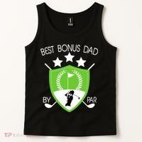 Best Bonus Dad By Par Tank Top thumb 2