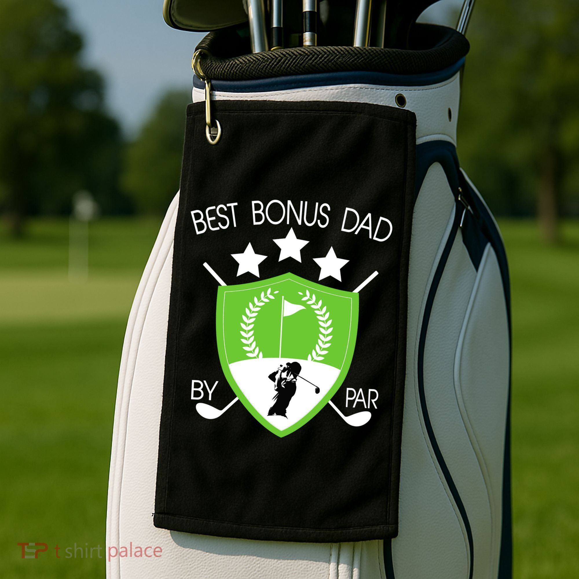 Best Bonus Dad By Par Golf Towel