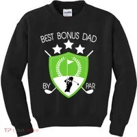 Best Bonus Dad By Par Kids Sweatshirt thumb 0