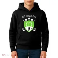 Best Bonus Dad By Par Kids Hoodie thumb 4