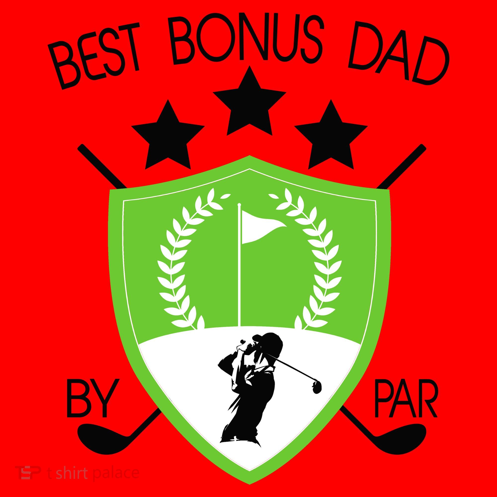 Best Bonus Dad By Par Santa Hat