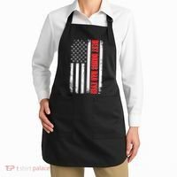 Best Bonus Dad Ever Distressed US Flag Apron thumb 2
