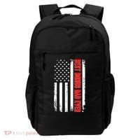 Best Bonus Dad Ever Distressed US Flag Backpack thumb 0