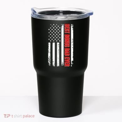 Best Bonus Dad Ever Distressed US Flag Tumbler