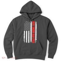Best Bonus Dad Ever Distressed US Flag Hoodie thumb 0