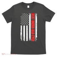Best Bonus Dad Ever Distressed US Flag T-Shirt thumb 0