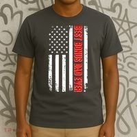 Best Bonus Dad Ever Distressed US Flag T-Shirt thumb 3