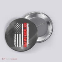 Best Bonus Dad Ever Distressed US Flag Button thumb 0