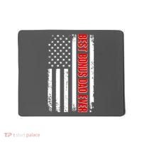 Best Bonus Dad Ever Distressed US Flag Mousepad thumb 0
