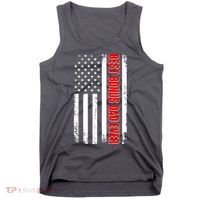Best Bonus Dad Ever Distressed US Flag Tank Top thumb 0