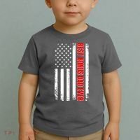 Best Bonus Dad Ever Distressed US Flag Toddler T-Shirt thumb 2