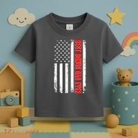 Best Bonus Dad Ever Distressed US Flag Toddler T-Shirt thumb 3