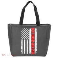 Best Bonus Dad Ever Distressed US Flag Tote Bag thumb 0
