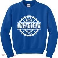 Best Boyfriend Ever Kids Sweatshirt thumb 0