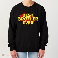 Best Brother Ever Cartoon Shout Women's Sweatshirt thumb 0