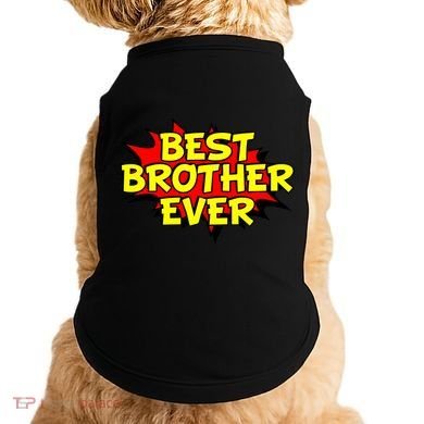 Best Brother Ever Cartoon Shout Doggie Tank