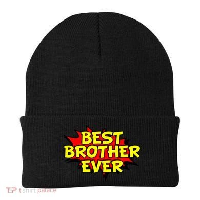 Best Brother Ever Cartoon Shout Beanie