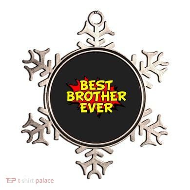 Best Brother Ever Cartoon Shout Ornament