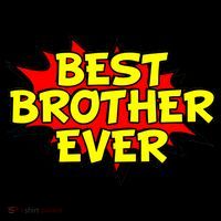 Best Brother Ever Cartoon Shout Ornament thumb 1