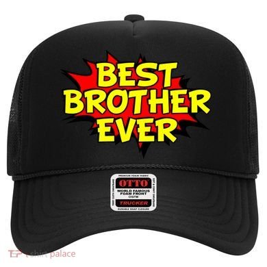 Best Brother Ever Cartoon Shout Hat