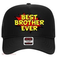 Best Brother Ever Cartoon Shout Hat thumb 0