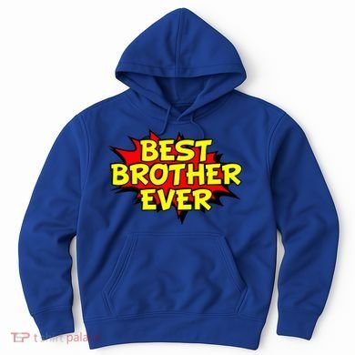 Best Brother Ever Cartoon Shout Hoodie