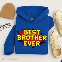 Best Brother Ever Cartoon Shout Hoodie thumb 4