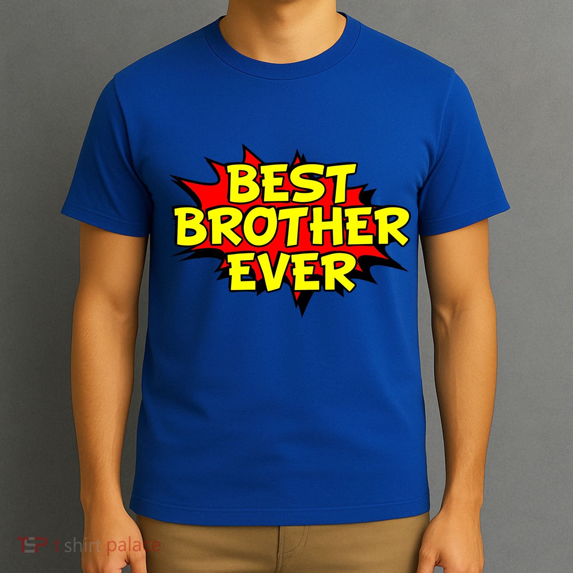 Best Brother Ever Cartoon Shout T-Shirt