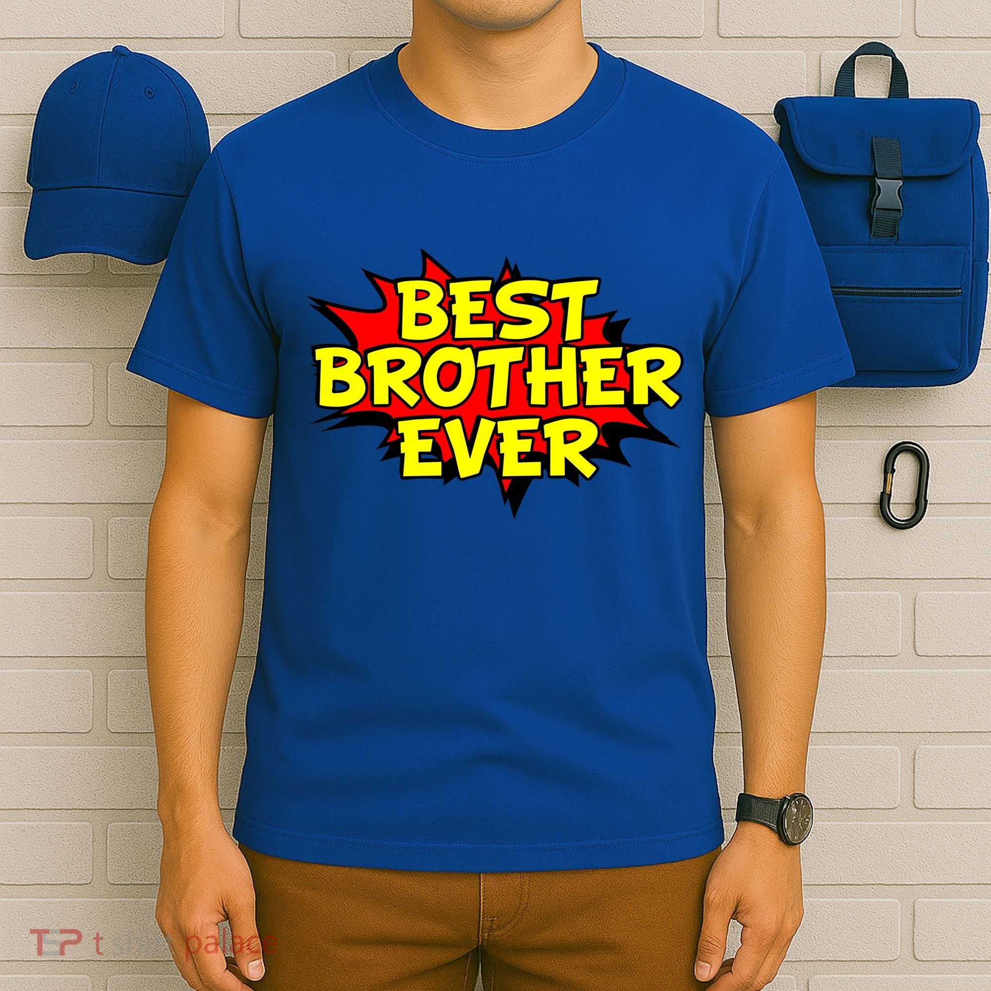 Best Brother Ever Cartoon Shout T-Shirt