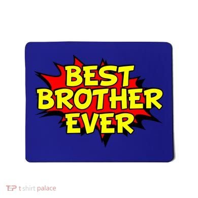 Best Brother Ever Cartoon Shout Mousepad