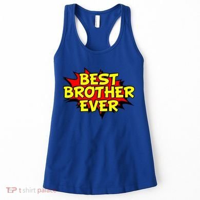 Best Brother Ever Cartoon Shout Women's Tank Top