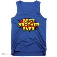 Best Brother Ever Cartoon Shout Tank Top thumb 0