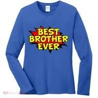 Best Brother Ever Cartoon Shout Women's Long Sleeve Shirt thumb 0