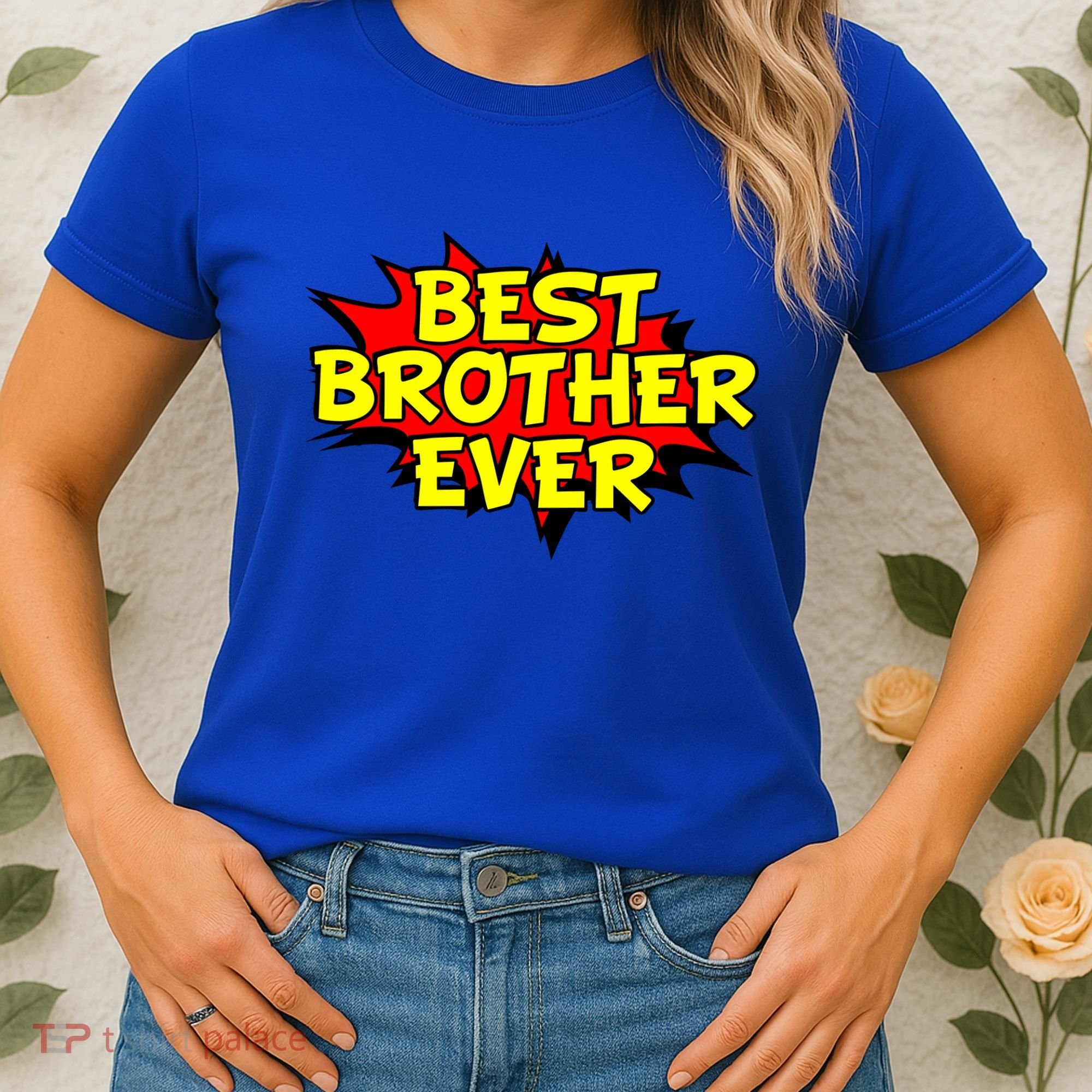 Best Brother Ever Cartoon Shout Women's T-Shirt