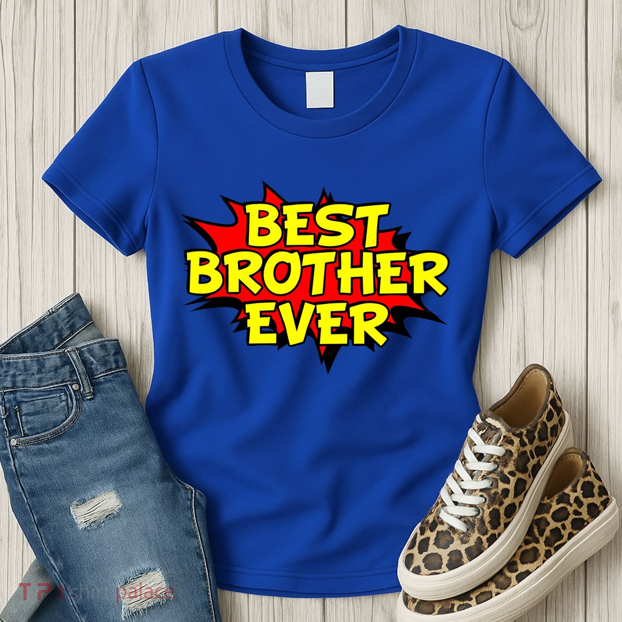 Best Brother Ever Cartoon Shout Women's T-Shirt