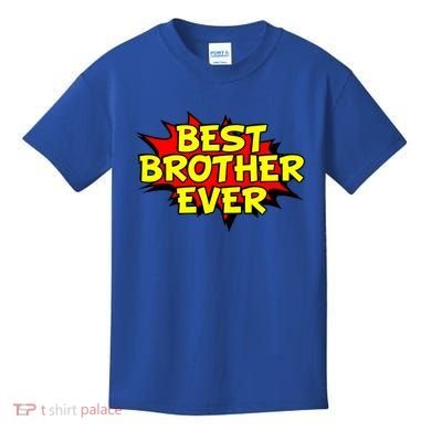 Best Brother Ever Cartoon Shout Kids T-Shirt