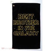 Best Brother In The Galaxy Golf Towel thumb 0