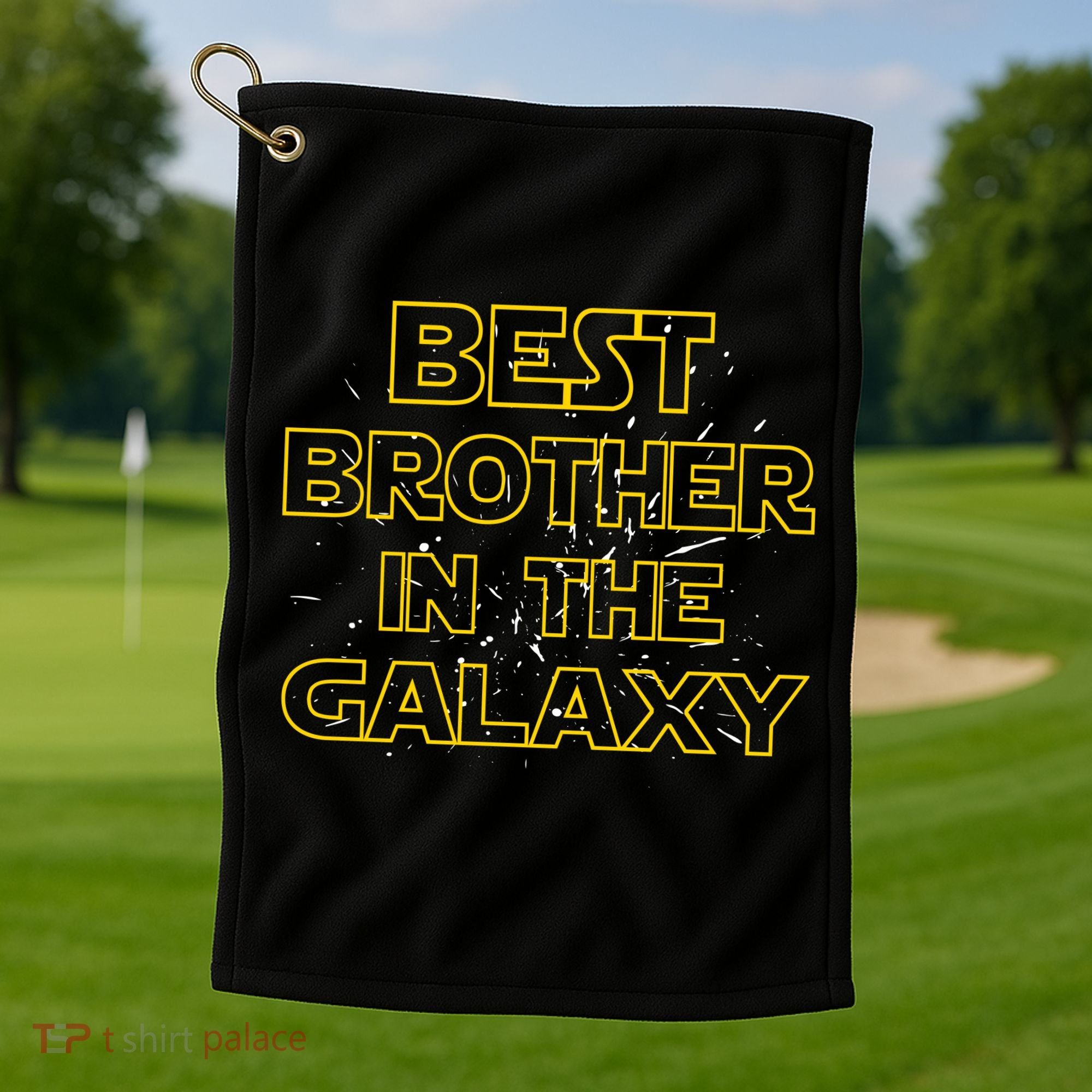Best Brother In The Galaxy Golf Towel