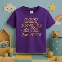 Best Brother In The Galaxy Toddler T-Shirt thumb 3