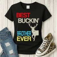 Best Buckin Brother Women's T-Shirt thumb 3