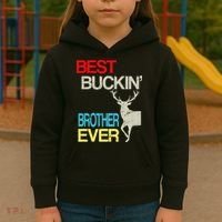 Best Buckin Brother Kids Hoodie thumb 3