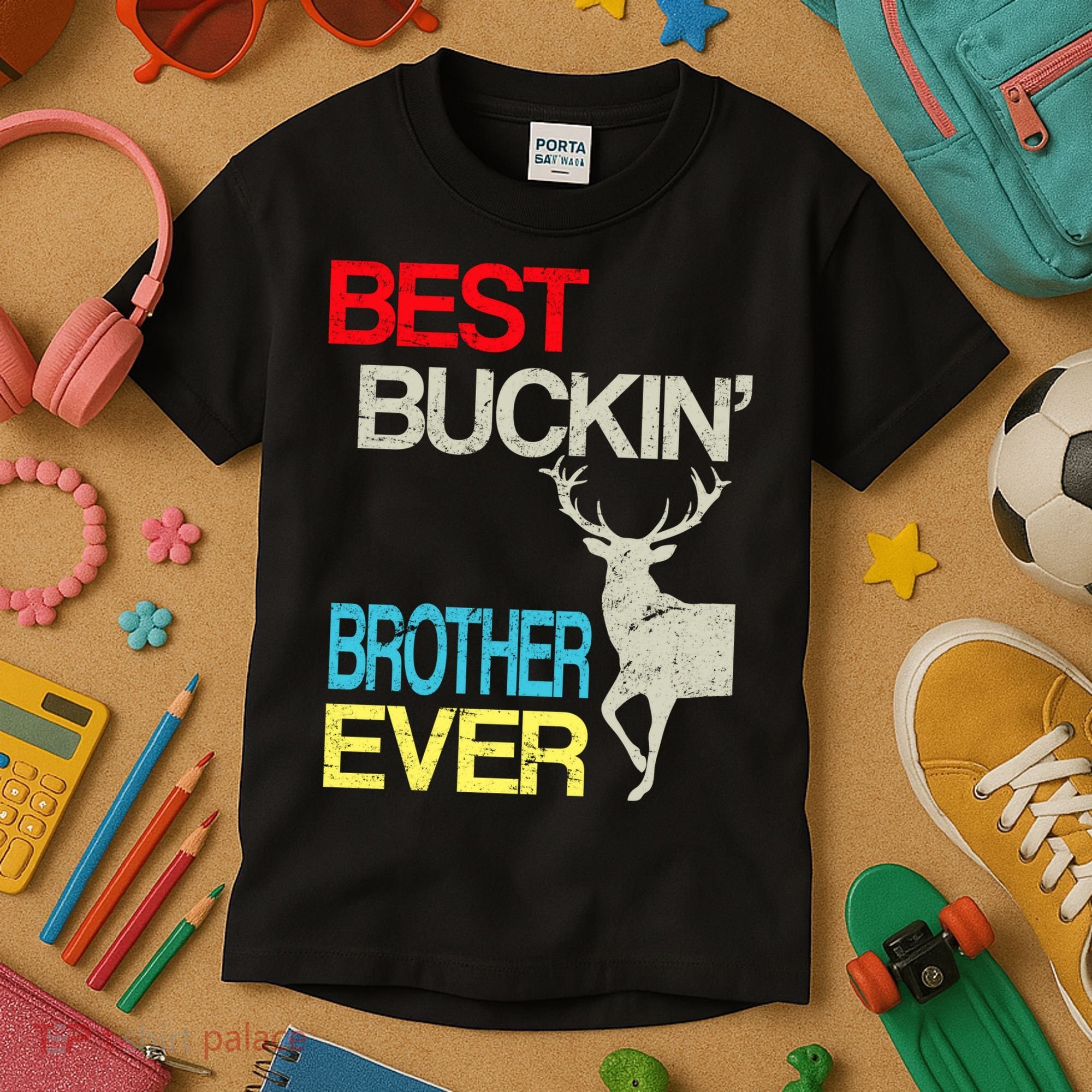 Best Buckin Brother Kids T-Shirt