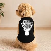Best Buckin Father Ever Doggie Tank thumb 2